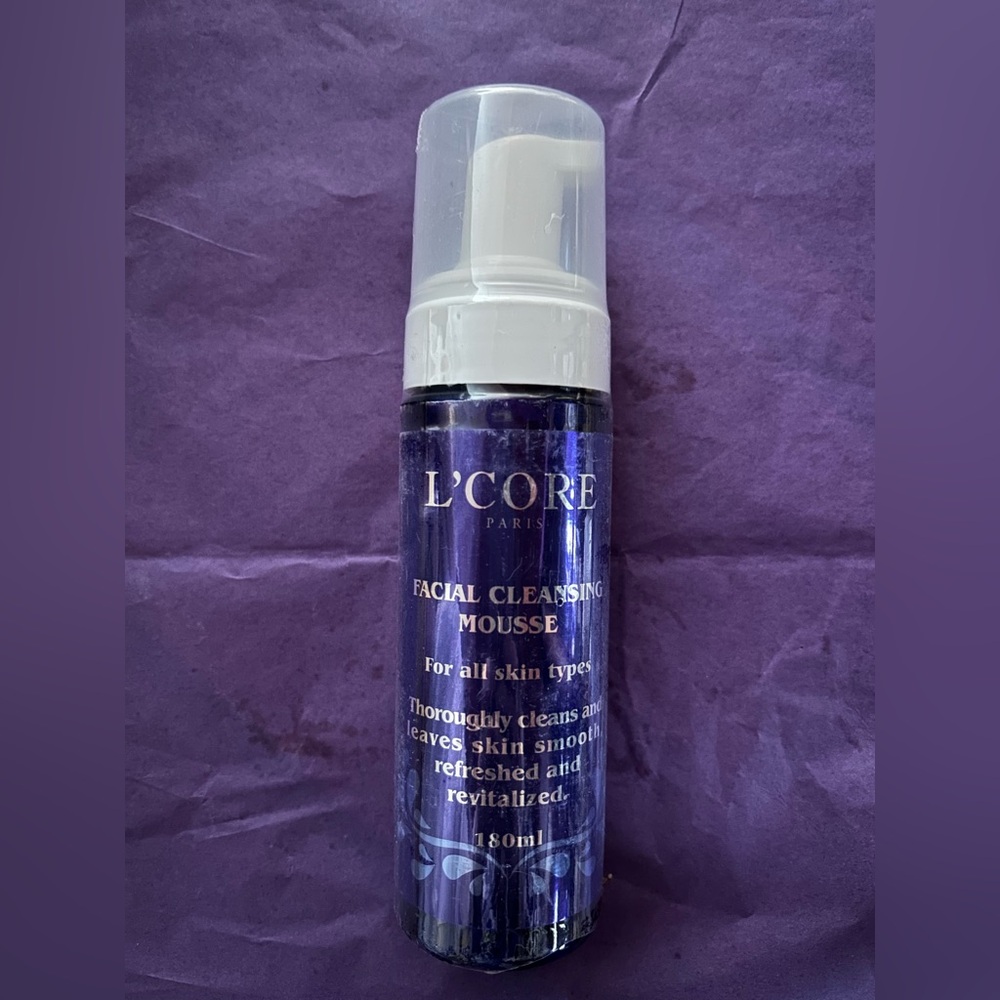 L'Core Paris Facial Cleansing Mousse New/Factory Sealed 180 ML